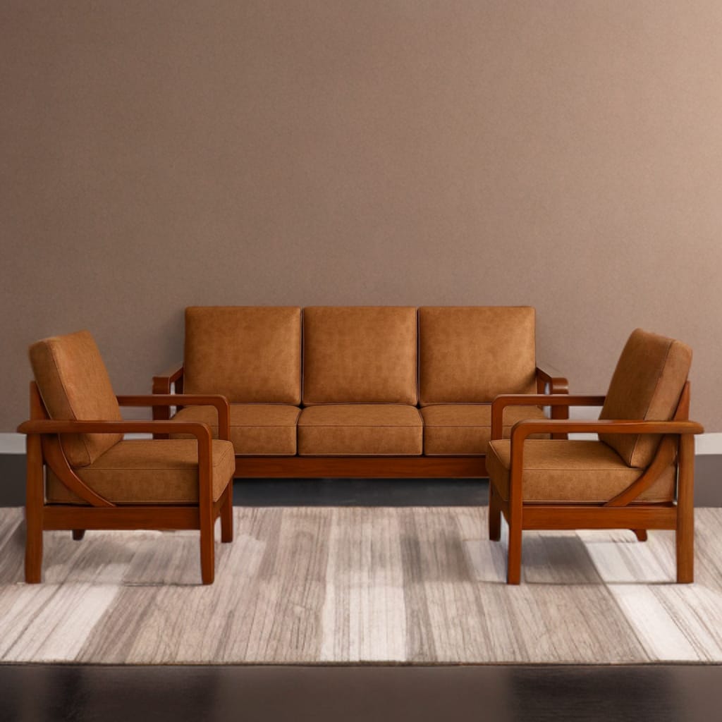 wooden sofa